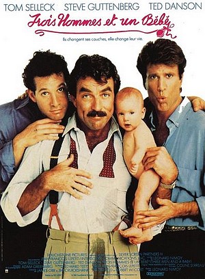 Affiche de 3 hommes et un bébé
