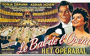 Affiche de Bal à l'opéra