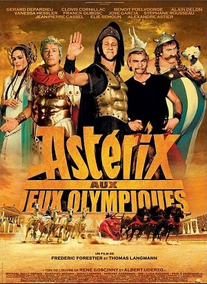 Affiche d'Astérix aux jeux Olympiques 