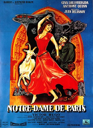 Affiche de Notre-Dame de Paris 1956