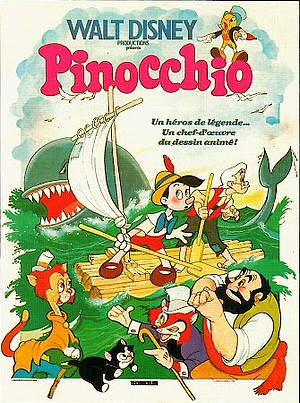 affiche du Pinocchio de Disney