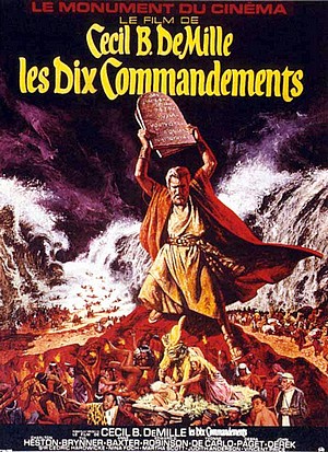 Affiche des 10 commandements