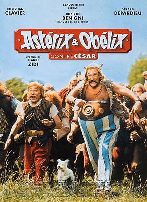 Affiche d'Astérix et Obélix contre César