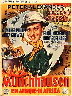 Affiche de Münchhausen en Afrique