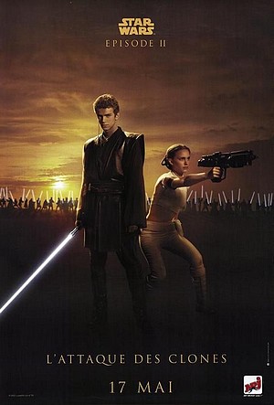 Affiche de Star Wars II, L'attaque des Clones