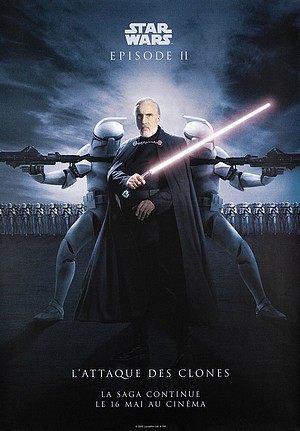 Affiche de Star Wars II, L'attaque des Clones