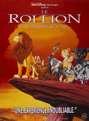 Affiche du Roi lion